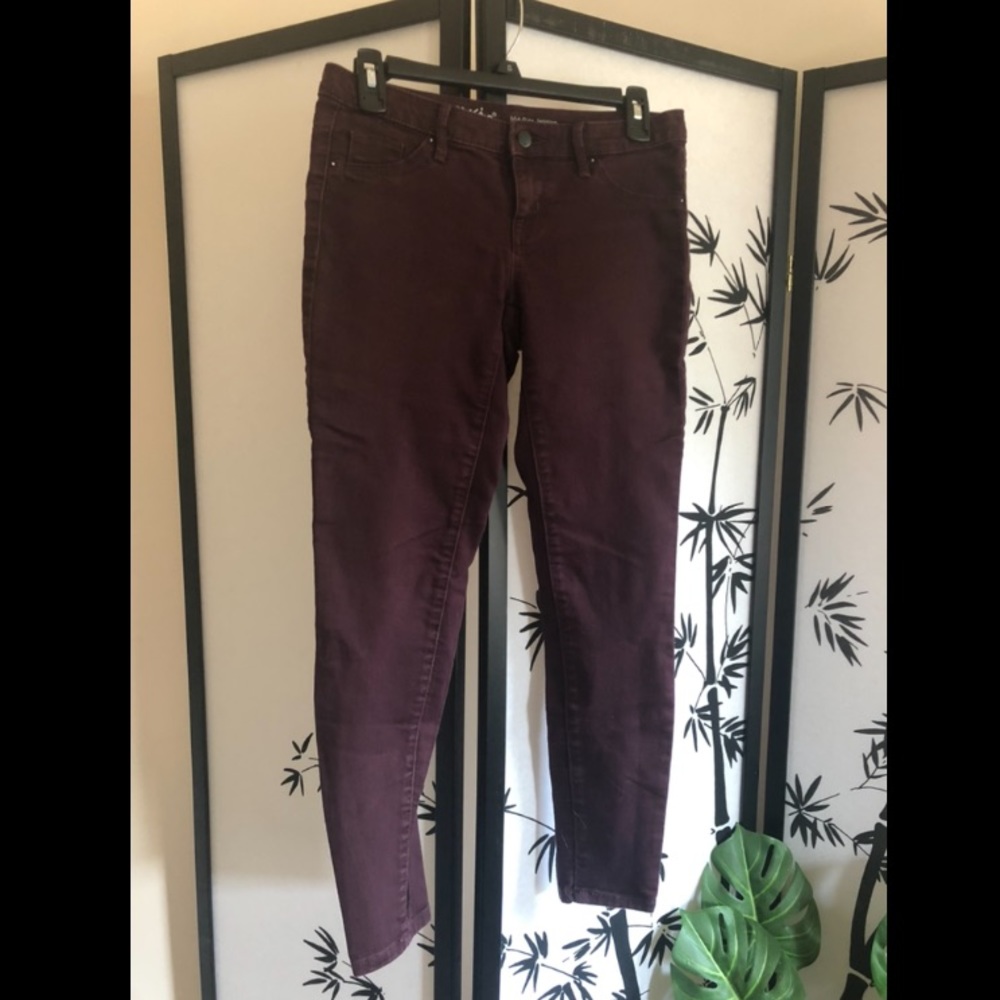 Burgundy Mossimo Jeans